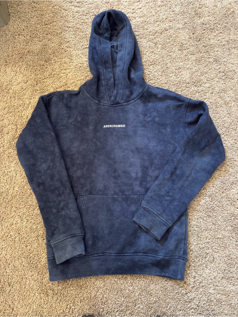 Abercrombie & Fitch Navy Hooded Sweatshirt - Boys Pullover Hoodie